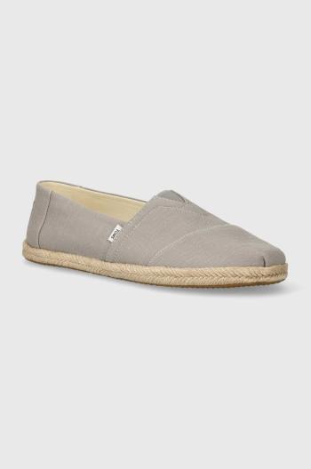 Espadrilky Toms Alpargata Rope šedá barva, 10019895