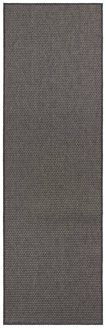 BT Carpet - Hanse Home koberce Běhoun Nature 104274 Grey - 80x500 cm Šedá