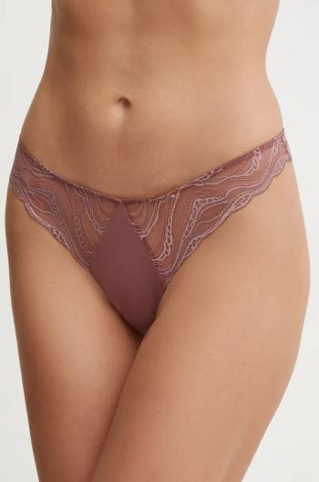 Tanga Calvin Klein Underwear růžová barva, 000QF8093E