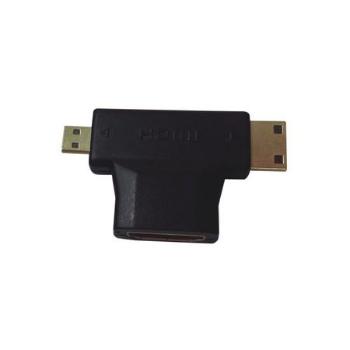 PremiumCord Adaptér HDMI na mini HDMI typ C a micro HDMI typ D