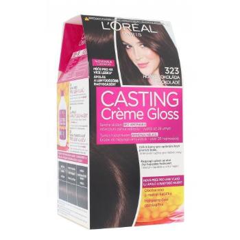 L'Oréal Paris Casting Creme Gloss 48 ml barva na vlasy pro ženy 323 Darkest Chocolate na barvené vlasy; na všechny typy vlasů