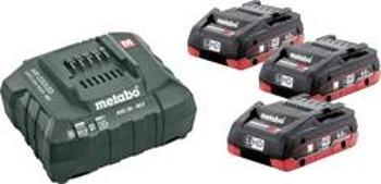 Akumulátor do nářadí a nabíječka, Metabo 685132000, 18 V, 4.0 Ah, LiHD