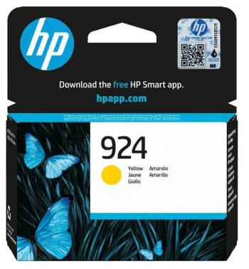 HP 924 Yellow Original Ink Cartridge (4K0U5N)