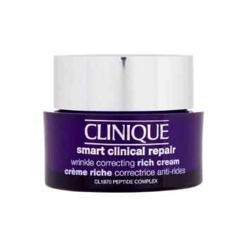 Clinique Smart Clinical Repair Wrinkle Correcting Rich Cream 50 ml denní pleťový krém pro ženy na suchou pleť; proti vráskám; na dehydratovanou pleť