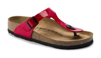 Birkenstock Gizeh BF Patent Cherry Regular Fit červené 1014310