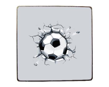 Magnet čtverec kov Fotbalový míč