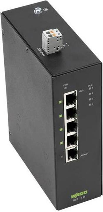 Průmyslový ethernetový switch WAGO, 852-1411