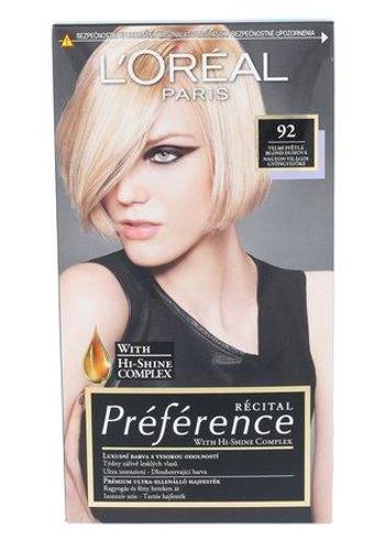 L´Oréal Paris Barva na vlasy Féria Préférence 92 Iridescent Blonde