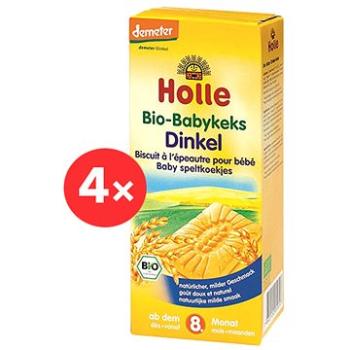 HOLLE Špaldové keksy 4× 150 g (7640161875531)