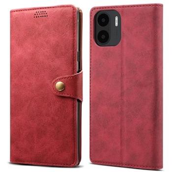 Lenuo Leather flipové pouzdro pro Xiaomi Redmi A1, červená (348367)