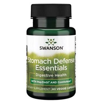 Swanson Stomach Defense Essentials (ochrana žaludku), 60 rostlinných kapslí (8595695379217)