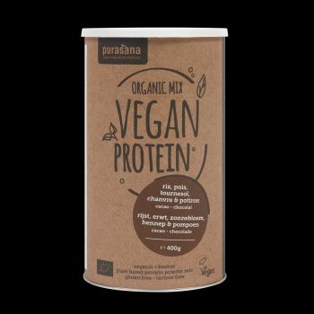 BIO Vegan Protein 400 g čokoláda - Purasana