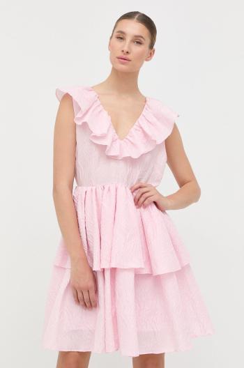 Šaty Custommade růžová barva, mini