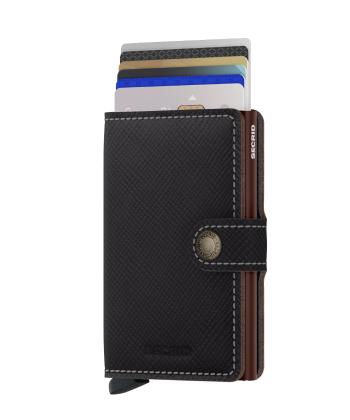 Secrid Miniwallet Saffiano Brown