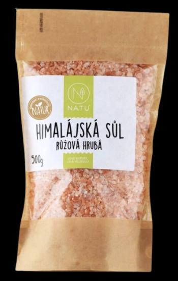 Natu Himalájská růžová sůl hrubá 500 g