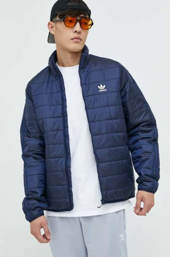 Bunda adidas Originals pánská, tmavomodrá barva, přechodná