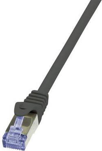 Síťový kabel RJ45 LogiLink CQ3053S, CAT 6A, S/FTP, 2.00 m, černá