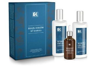 Brazil Keratin Dárková sada Marula s přírodním exotickým olejem pro krásu a svěžest vlasů i těla