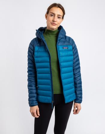 Patagonia W's Down Sweater Hoody Wavy Blue L