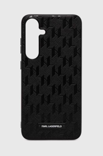 Obal na telefon Galaxy Karl Lagerfeld S24+ S926 černá barva, KLHCS24MSAKLHPK