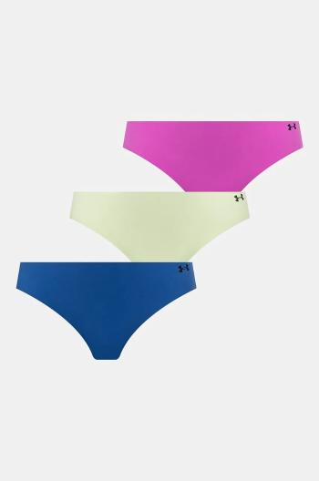 Kalhotky brazilky Under Armour 3-pack zelená barva