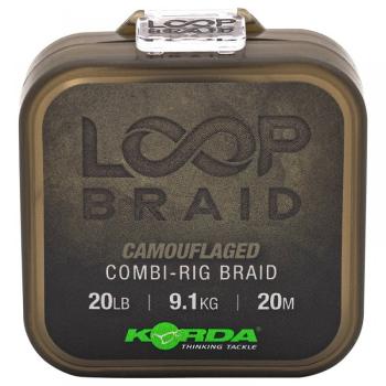 Korda návazcová šňůrka loop braid 20 lb