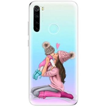 iSaprio Kissing Mom - Brunette and Girl pro Xiaomi Redmi Note 8 (kmbrugirl-TPU2-RmiN8)