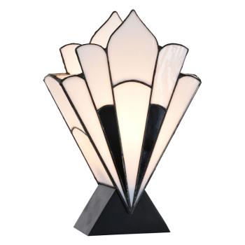 Stolní lampa Tiffany ve vějířovitém tvaru Barea - 36*3*21 cm 5LL-6123
