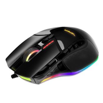 Patriot Viper RGB Black Edition/Herní/Laserová/Pro praváky/6 000 DPI/Drátová USB/Černá