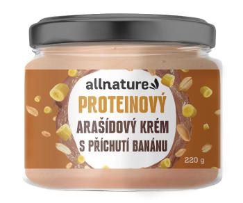 Allnature Arašídový proteinový krém příchuť banán 220 g