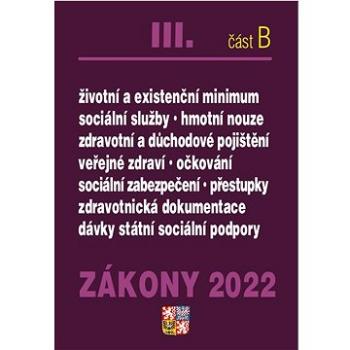 Zákony III/2022 část B – Pojištění, sociální služby