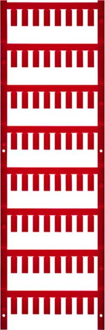 Conductor markers, MultiCard, 12 x 4,6 mm, Polyamide 66, Colour: Red Weidmüller Počet markerů: 320 SF 3/12 NEUTRAL RT V2Množství: 320 ks