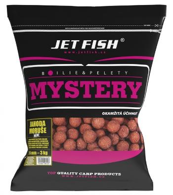 Jet fish boilie mystery jahoda/moruše new 3 kg - 24 mm