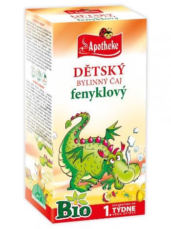 Apotheke DĚTSKÝ ČAJ BIO Fenyklový 20 x 1,5 g