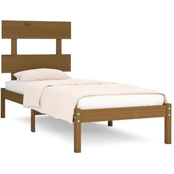 Rám postele medově hnědý masivní dřevo 90 × 190 cm Single, 3104641 (3104641)