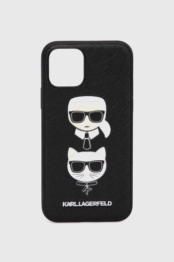 Obal na telefon Karl Lagerfeld iPhone 11 Pro 5,8" černá barva