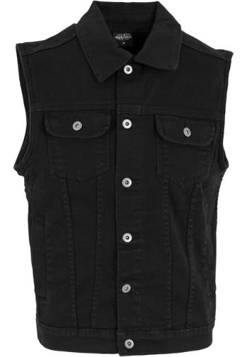 Urban Classics Denim Vest blackdark - L