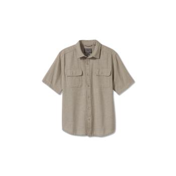 pánská košile krátký rukáv ROYAL ROBBINS Mens Cool Mesh Eco S/S, Khaki XD velikost: M