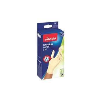 VILEDA Natural Latex rukavice M/L 10 ks (4023103093089)