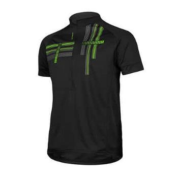 Freetime cyklistický dres černá-zelená Velikost oblečení: L