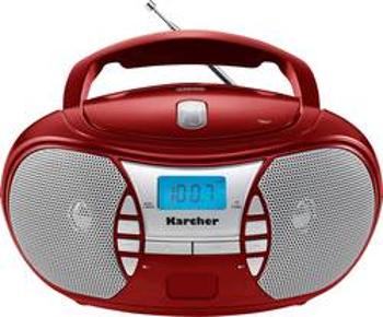 CD-rádio Karcher RR 5025, AUX, CD, červená