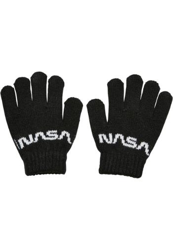 Mr. Tee NASA Knit Glove Kids black - L/XL