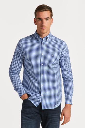 KOŠILE GANT REG BROADCLOTH GINGHAM BD modrá XL