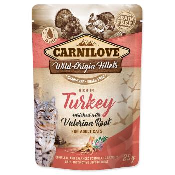 Kapsička CARNILOVE Cat Rich in Turkey enriched with Valerian Root 85 g