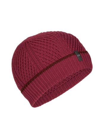 čepice ICEBREAKER Adult Waypoint Beanie, Cherry/Espresso velikost: OS (UNI)