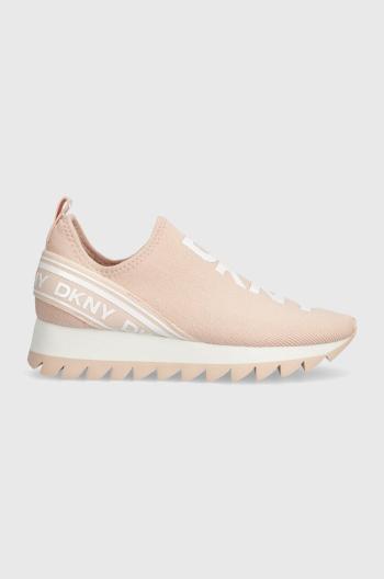 Sneakers boty Dkny ABBI růžová barva, K1421737