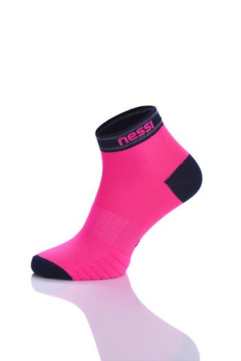 Nessi Sportswear Prodyšné běžecké ponožky Road R RSO-5N Light Pink Velikost: 35-37
