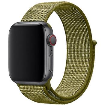 Eternico Airy pro Apple Watch 42mm / 44mm / 45mm / Ultra 49mm Green Fig and Brown edge (AET-AWAY-GrFiB-42)