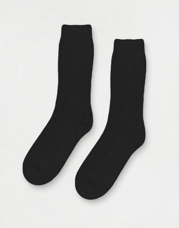 Colorful Standard Merino Wool Blend Sock Deep Black 41-46