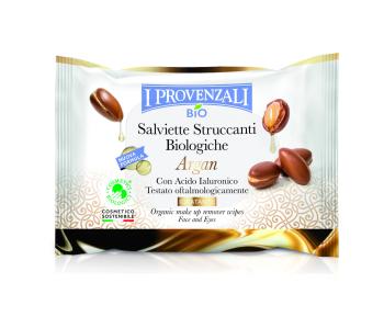 I Provenzali BIO Čisticí odličovací ubrousky Argan 20 ks